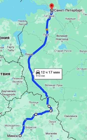 Туры в Питер из Минска